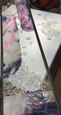 Cosmos-Clear Fire Glass